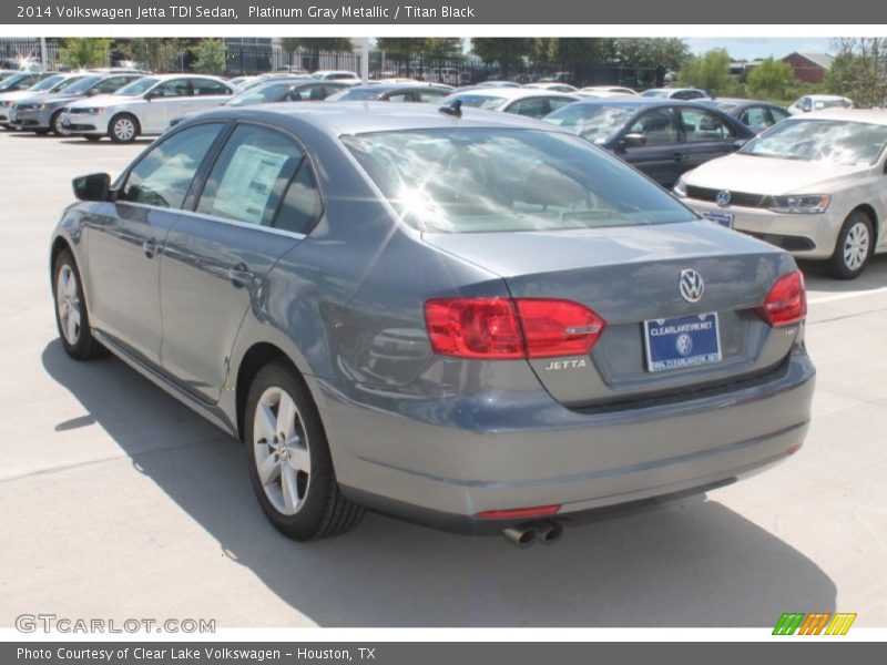 Platinum Gray Metallic / Titan Black 2014 Volkswagen Jetta TDI Sedan