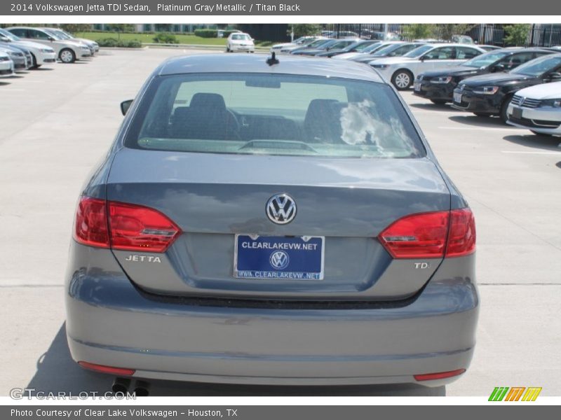 Platinum Gray Metallic / Titan Black 2014 Volkswagen Jetta TDI Sedan