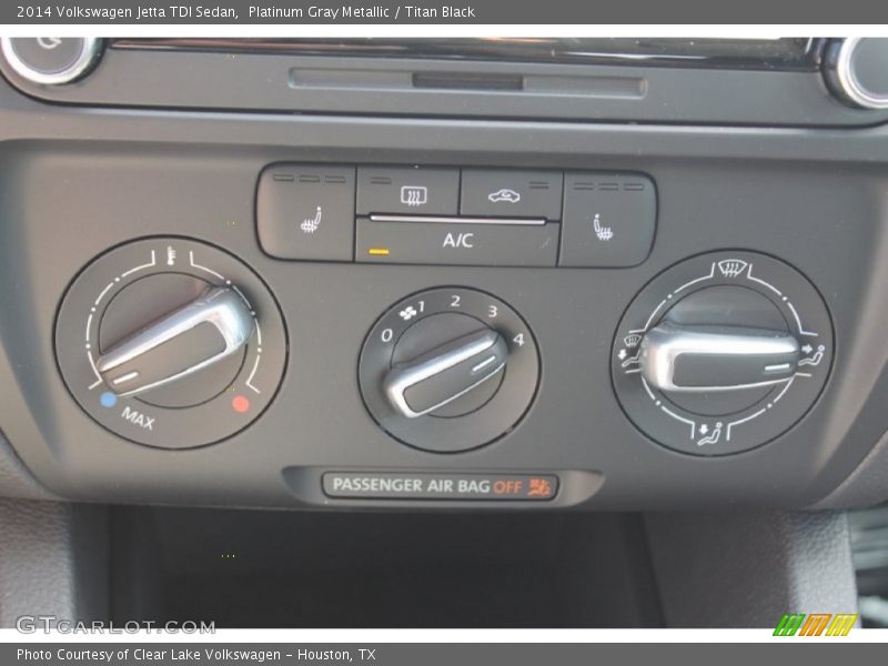 Platinum Gray Metallic / Titan Black 2014 Volkswagen Jetta TDI Sedan