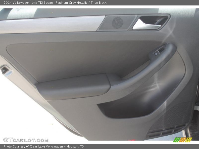 Platinum Gray Metallic / Titan Black 2014 Volkswagen Jetta TDI Sedan