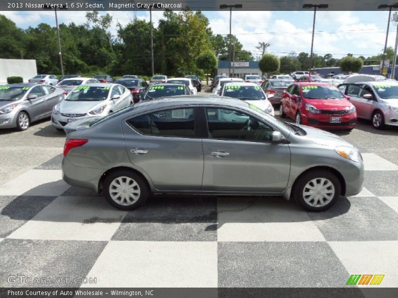 Magnetic Gray / Charcoal 2013 Nissan Versa 1.6 SV Sedan