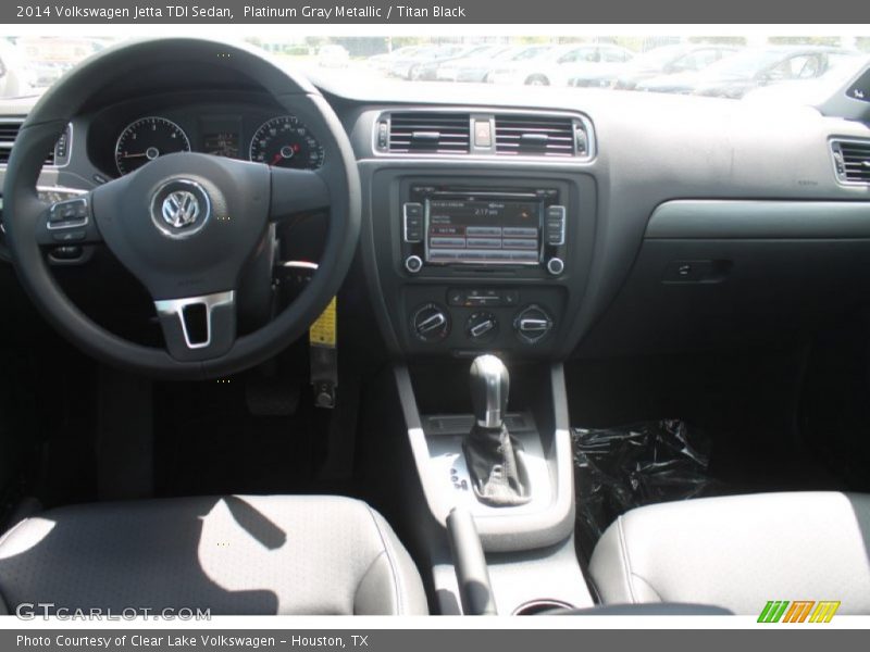 Platinum Gray Metallic / Titan Black 2014 Volkswagen Jetta TDI Sedan
