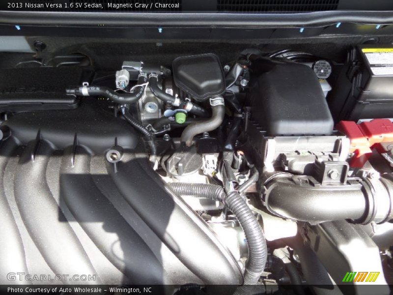 Magnetic Gray / Charcoal 2013 Nissan Versa 1.6 SV Sedan