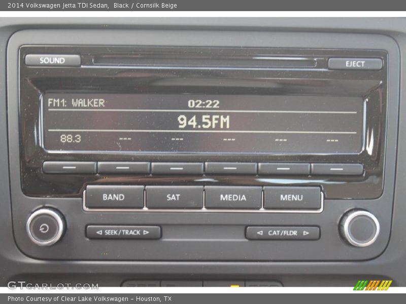 Black / Cornsilk Beige 2014 Volkswagen Jetta TDI Sedan