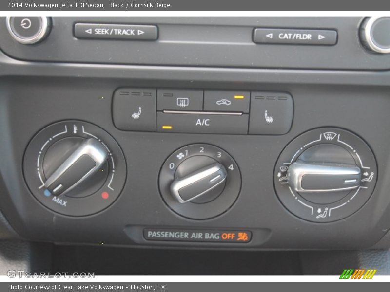 Black / Cornsilk Beige 2014 Volkswagen Jetta TDI Sedan