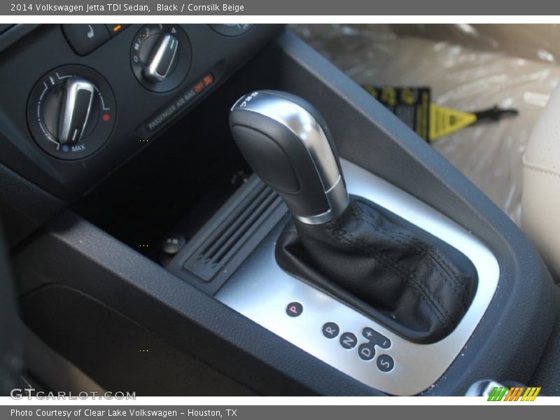 Black / Cornsilk Beige 2014 Volkswagen Jetta TDI Sedan
