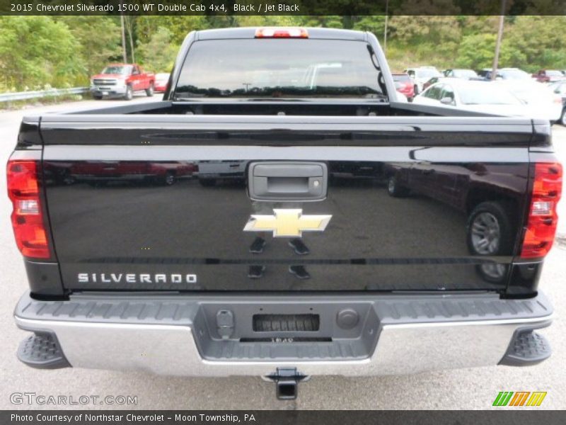 Black / Jet Black 2015 Chevrolet Silverado 1500 WT Double Cab 4x4