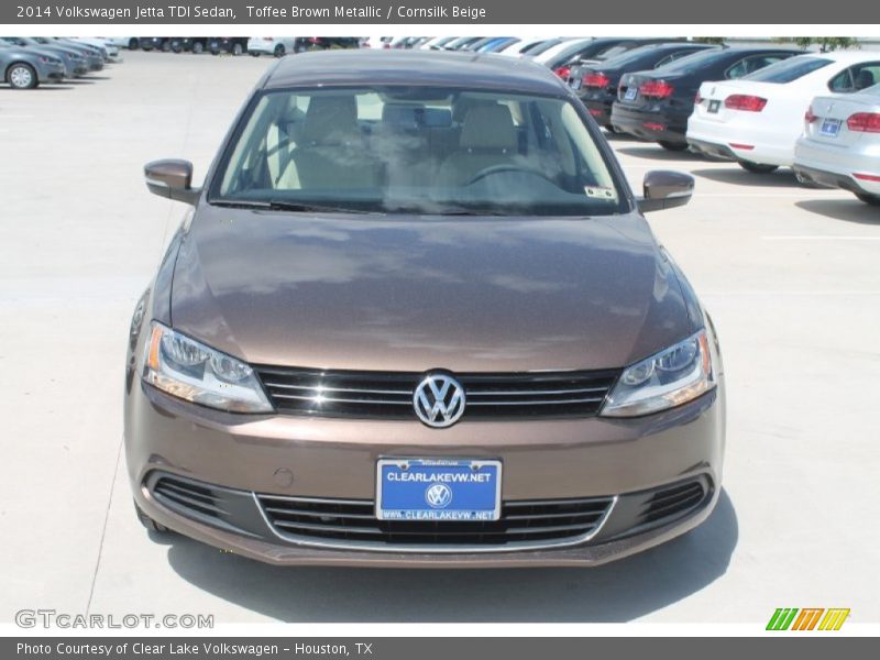 Toffee Brown Metallic / Cornsilk Beige 2014 Volkswagen Jetta TDI Sedan
