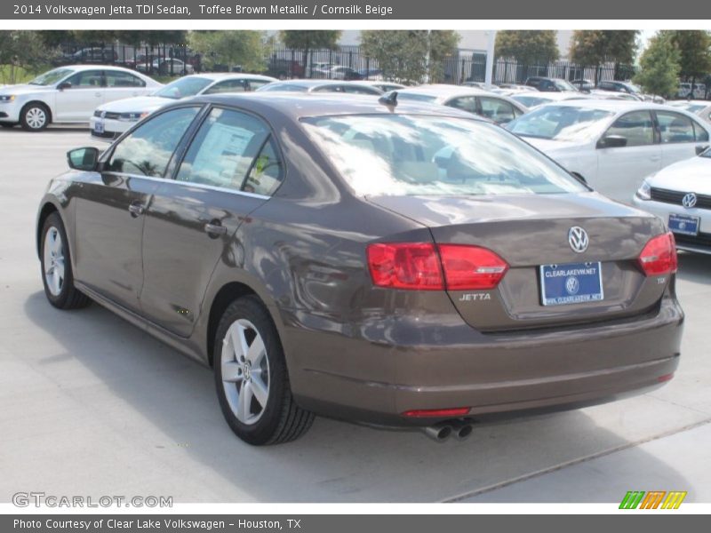 Toffee Brown Metallic / Cornsilk Beige 2014 Volkswagen Jetta TDI Sedan