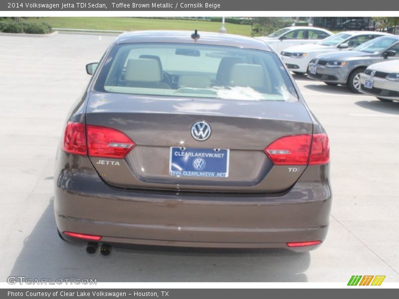 Toffee Brown Metallic / Cornsilk Beige 2014 Volkswagen Jetta TDI Sedan