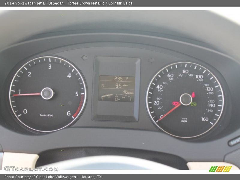 Toffee Brown Metallic / Cornsilk Beige 2014 Volkswagen Jetta TDI Sedan
