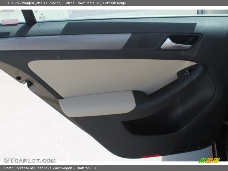 Toffee Brown Metallic / Cornsilk Beige 2014 Volkswagen Jetta TDI Sedan