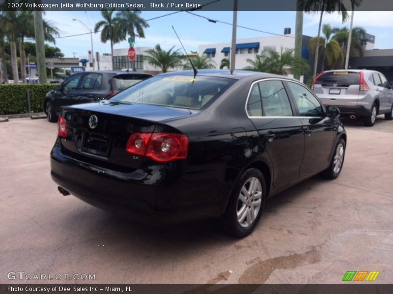 Black / Pure Beige 2007 Volkswagen Jetta Wolfsburg Edition Sedan