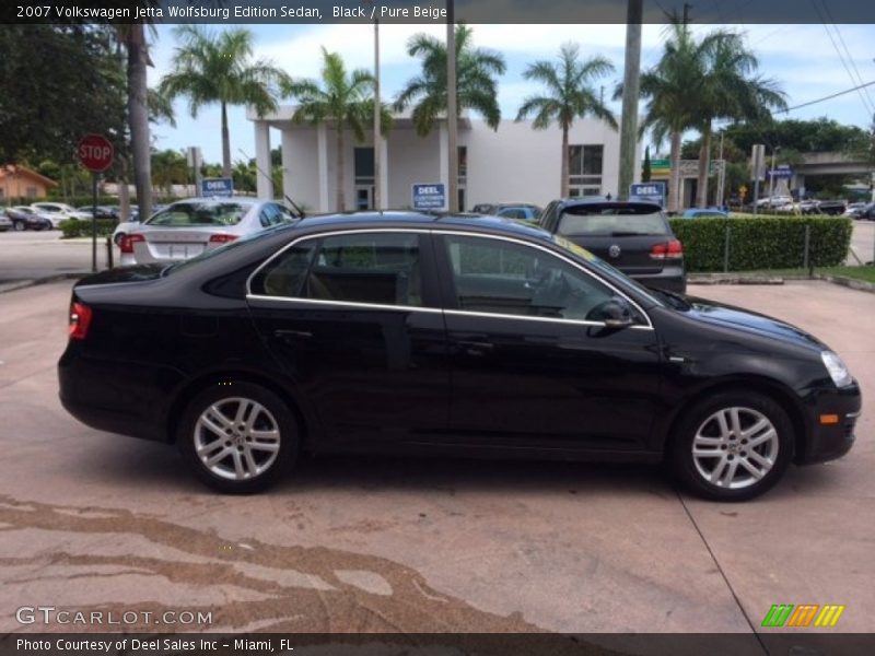 Black / Pure Beige 2007 Volkswagen Jetta Wolfsburg Edition Sedan