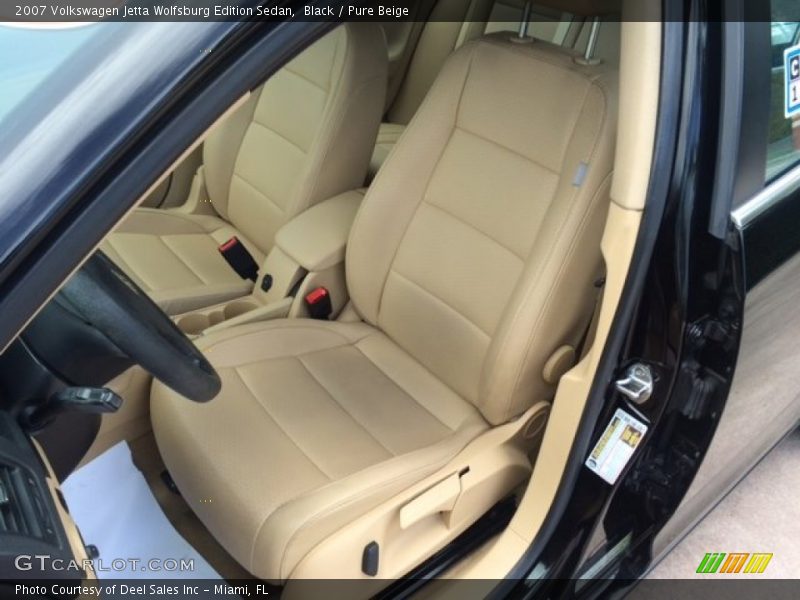 Black / Pure Beige 2007 Volkswagen Jetta Wolfsburg Edition Sedan