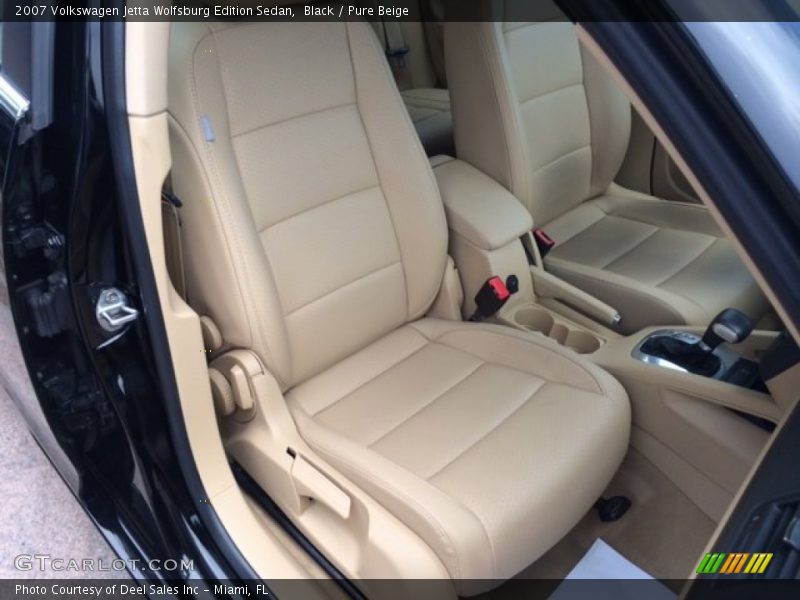 Black / Pure Beige 2007 Volkswagen Jetta Wolfsburg Edition Sedan