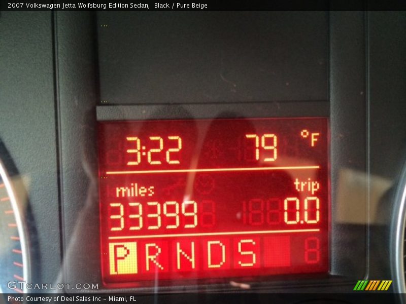 Black / Pure Beige 2007 Volkswagen Jetta Wolfsburg Edition Sedan