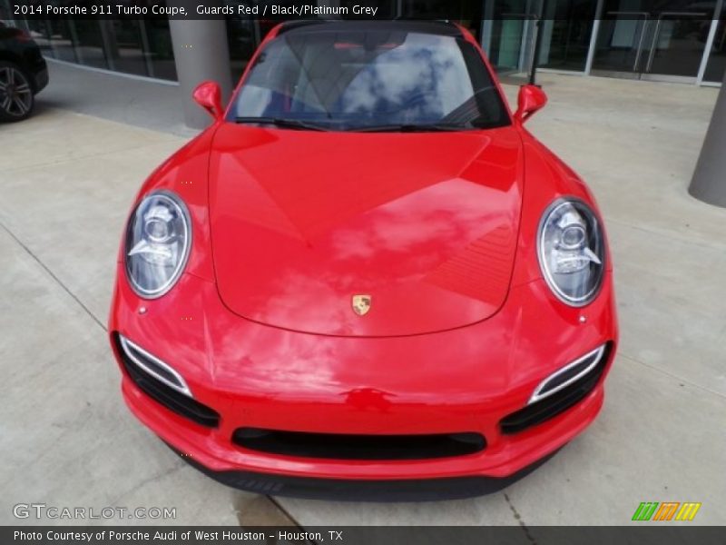 Guards Red / Black/Platinum Grey 2014 Porsche 911 Turbo Coupe
