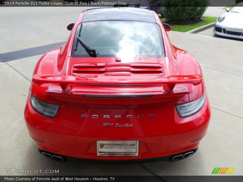 Guards Red / Black/Platinum Grey 2014 Porsche 911 Turbo Coupe