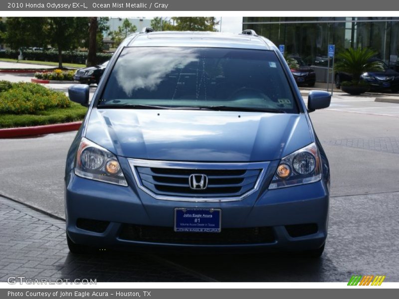 Ocean Mist Metallic / Gray 2010 Honda Odyssey EX-L