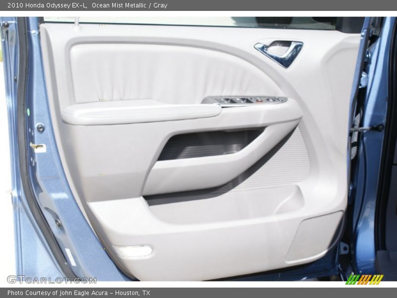 Ocean Mist Metallic / Gray 2010 Honda Odyssey EX-L