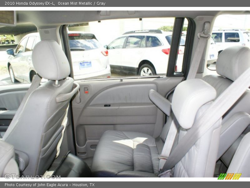 Ocean Mist Metallic / Gray 2010 Honda Odyssey EX-L