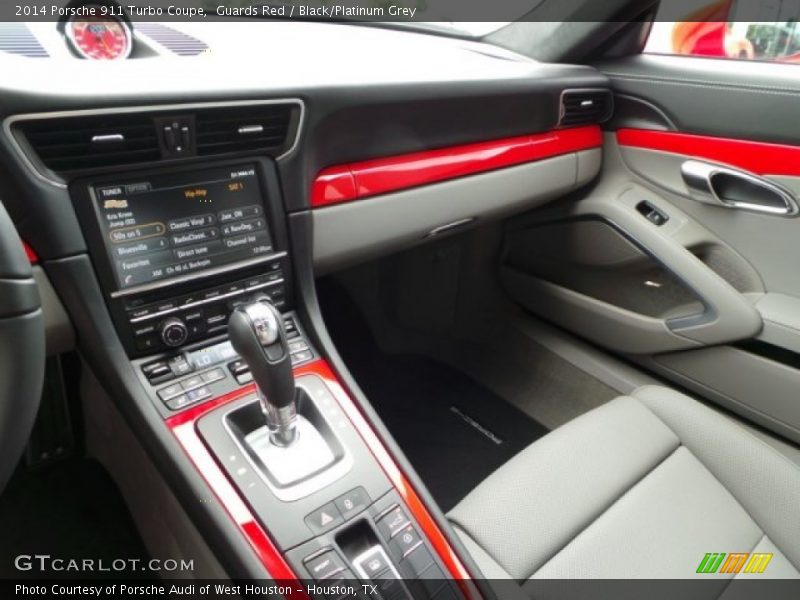 Guards Red / Black/Platinum Grey 2014 Porsche 911 Turbo Coupe