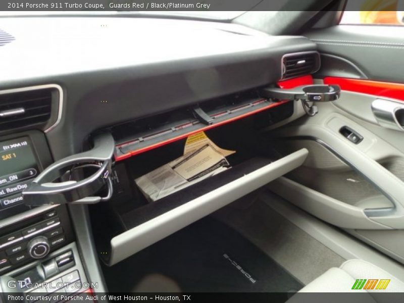 Guards Red / Black/Platinum Grey 2014 Porsche 911 Turbo Coupe