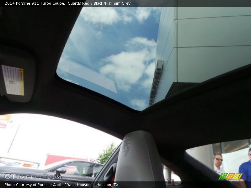 Guards Red / Black/Platinum Grey 2014 Porsche 911 Turbo Coupe