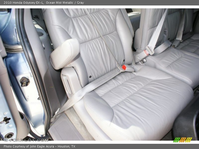 Ocean Mist Metallic / Gray 2010 Honda Odyssey EX-L