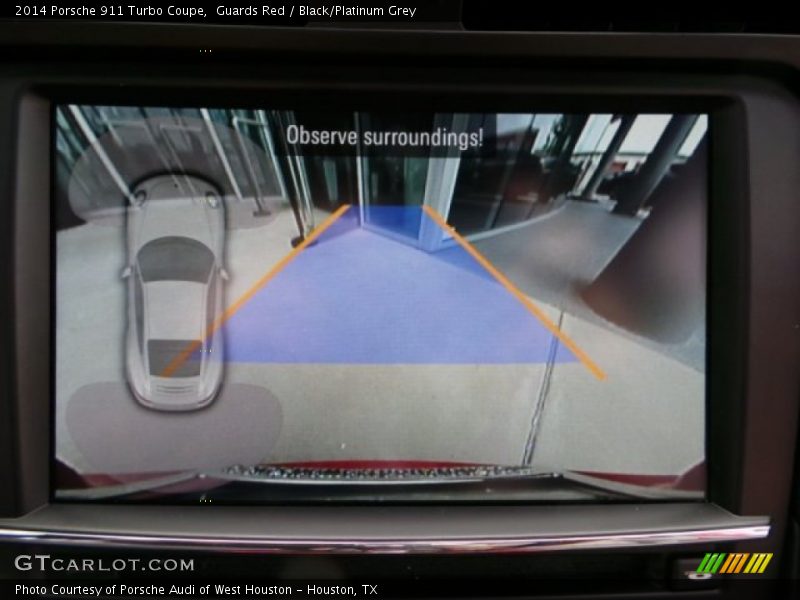 Guards Red / Black/Platinum Grey 2014 Porsche 911 Turbo Coupe
