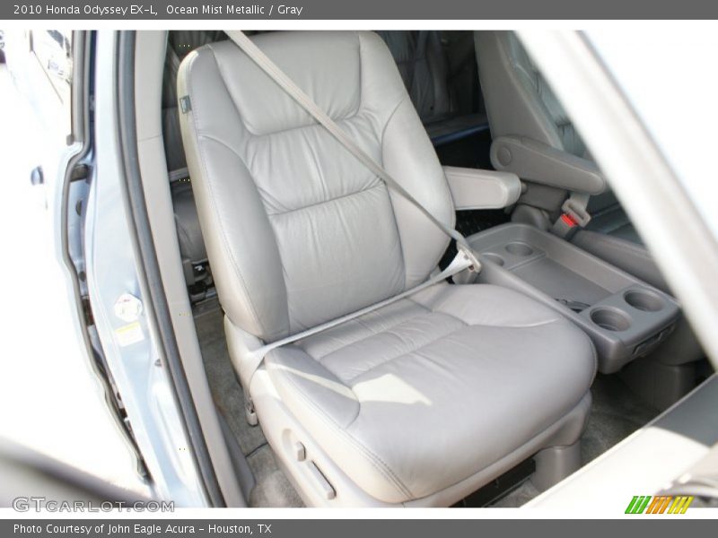 Ocean Mist Metallic / Gray 2010 Honda Odyssey EX-L