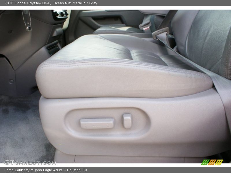 Ocean Mist Metallic / Gray 2010 Honda Odyssey EX-L