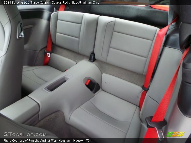 Rear Seat of 2014 911 Turbo Coupe