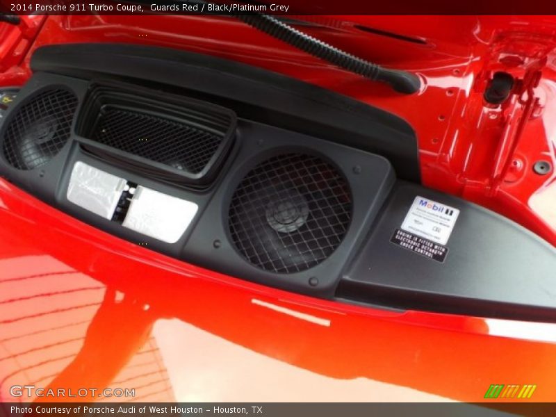 Guards Red / Black/Platinum Grey 2014 Porsche 911 Turbo Coupe