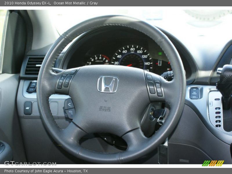 Ocean Mist Metallic / Gray 2010 Honda Odyssey EX-L