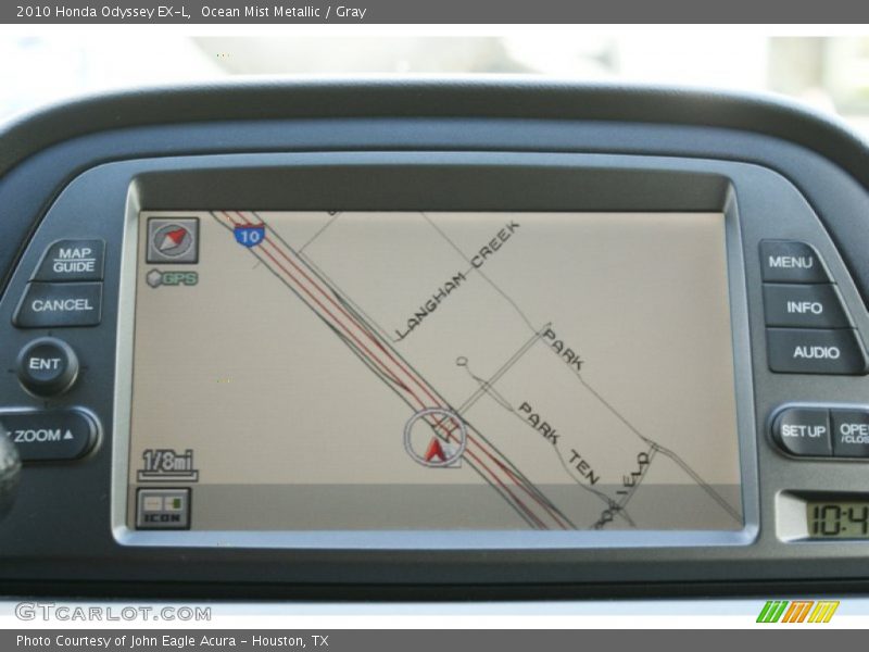 Ocean Mist Metallic / Gray 2010 Honda Odyssey EX-L