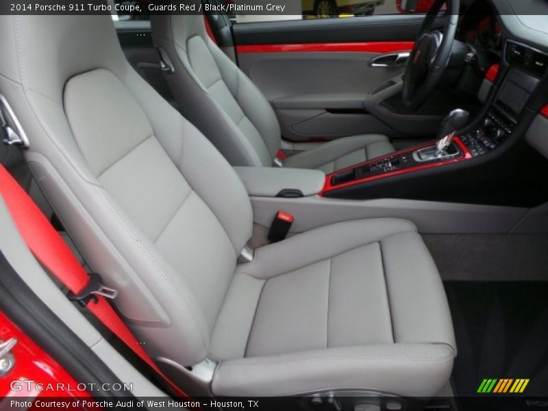 Front Seat of 2014 911 Turbo Coupe