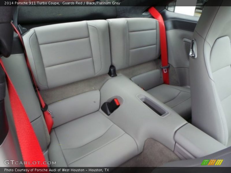 Rear Seat of 2014 911 Turbo Coupe
