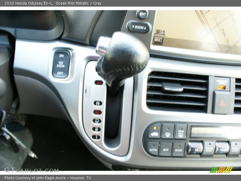 Ocean Mist Metallic / Gray 2010 Honda Odyssey EX-L