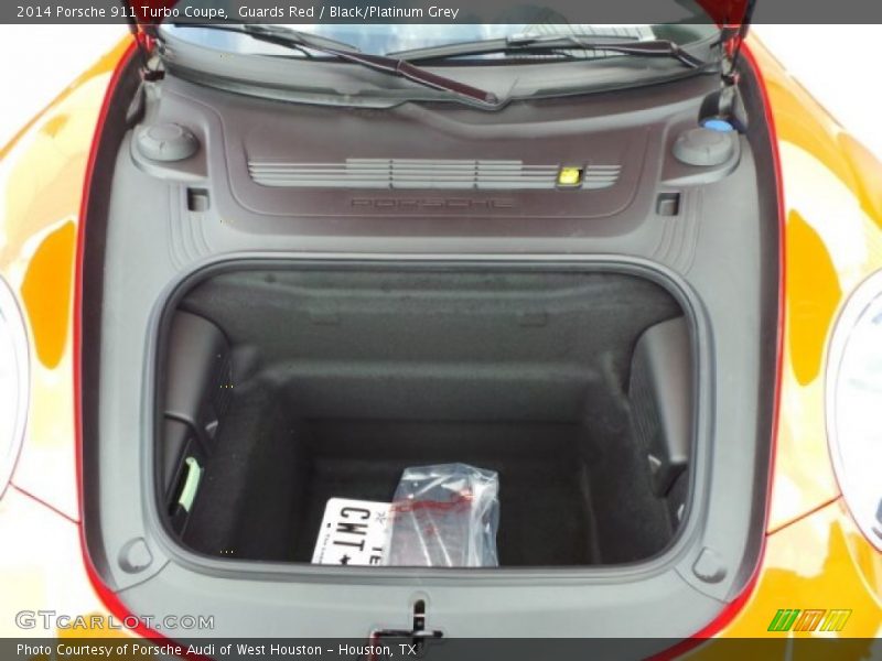 Guards Red / Black/Platinum Grey 2014 Porsche 911 Turbo Coupe