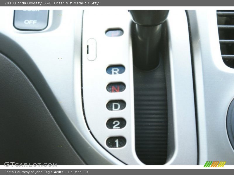 Ocean Mist Metallic / Gray 2010 Honda Odyssey EX-L