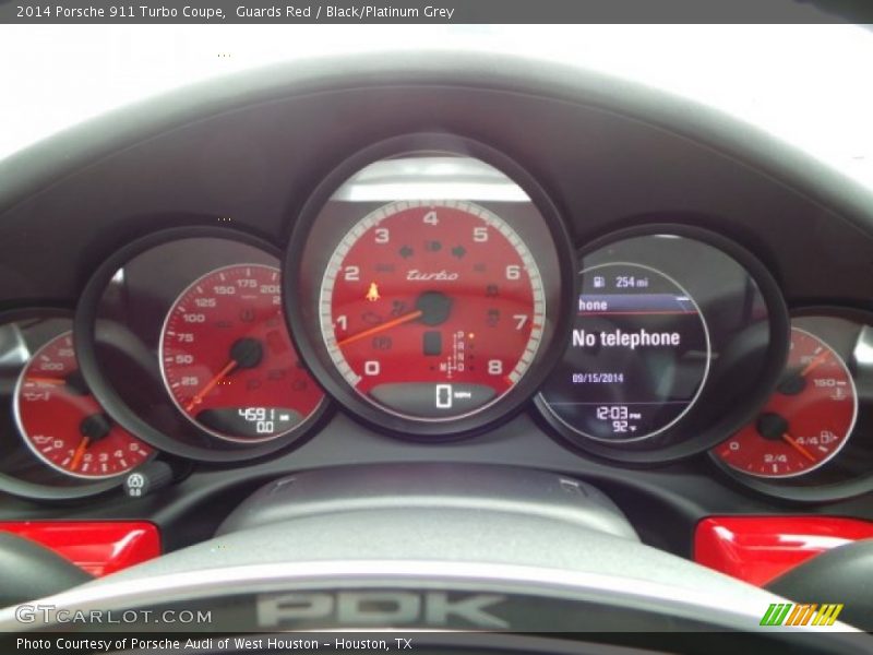  2014 911 Turbo Coupe Turbo Coupe Gauges