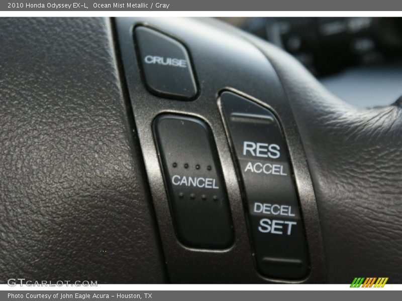Ocean Mist Metallic / Gray 2010 Honda Odyssey EX-L