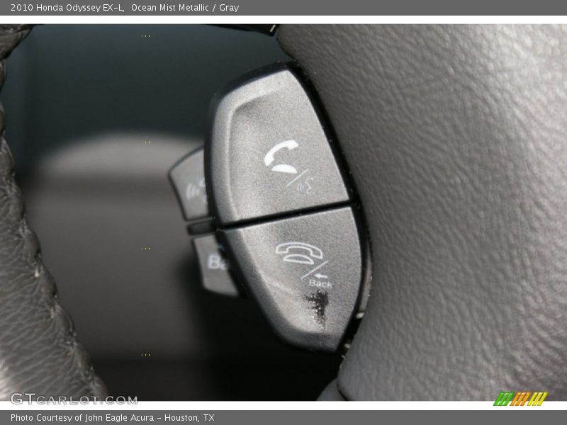 Ocean Mist Metallic / Gray 2010 Honda Odyssey EX-L