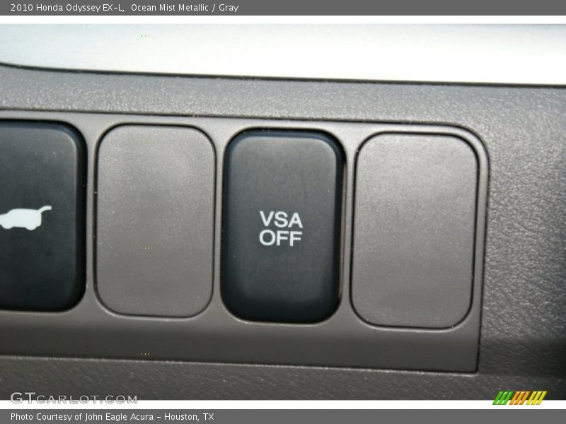 Ocean Mist Metallic / Gray 2010 Honda Odyssey EX-L