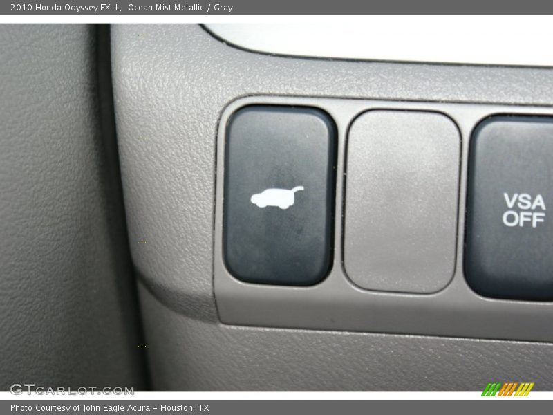 Ocean Mist Metallic / Gray 2010 Honda Odyssey EX-L