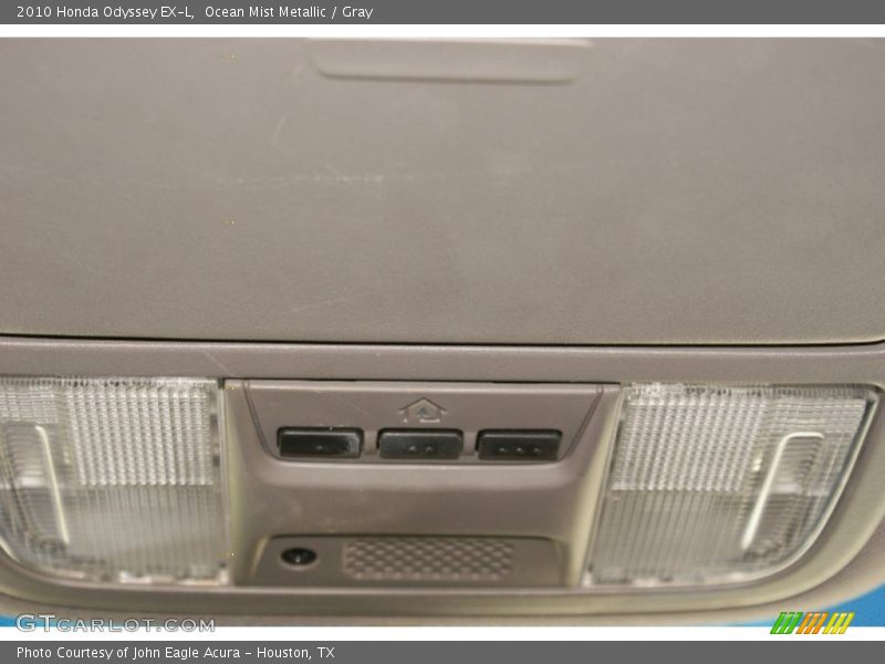 Ocean Mist Metallic / Gray 2010 Honda Odyssey EX-L