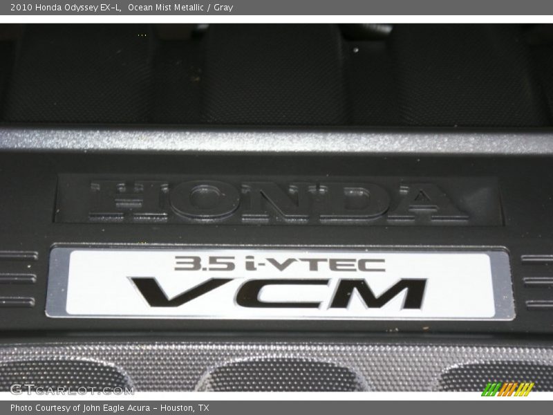 Ocean Mist Metallic / Gray 2010 Honda Odyssey EX-L