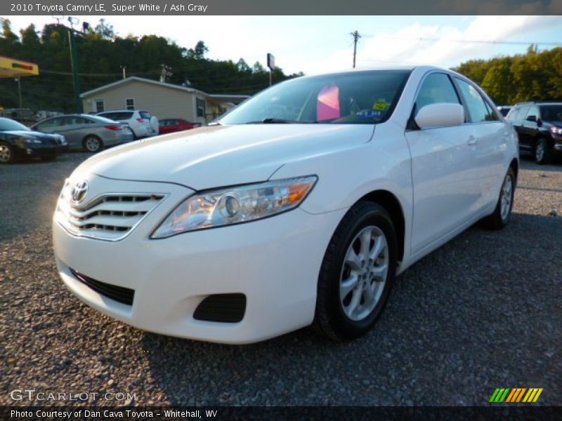 Super White / Ash Gray 2010 Toyota Camry LE
